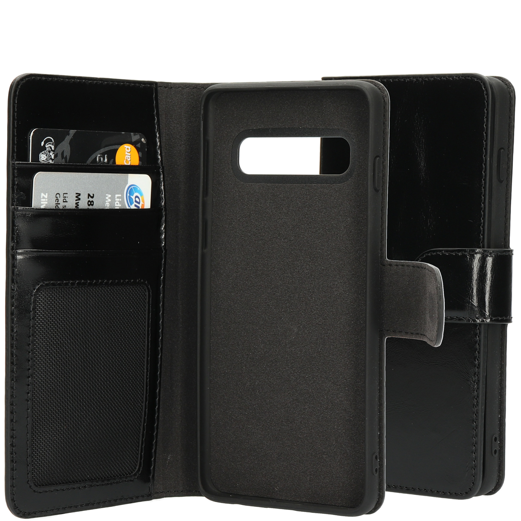 Mobiparts Excellent Wallet Case 2.0 Samsung Galaxy S10 Jade Black
