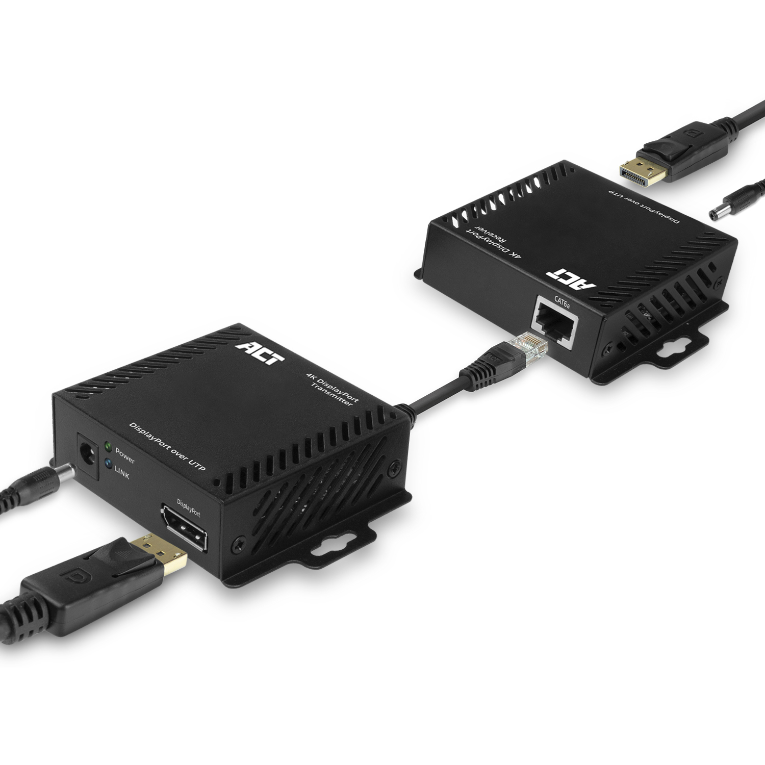 ACT AC7770 4K DisplayPort over CATx extender set up to 70 meter – image 8