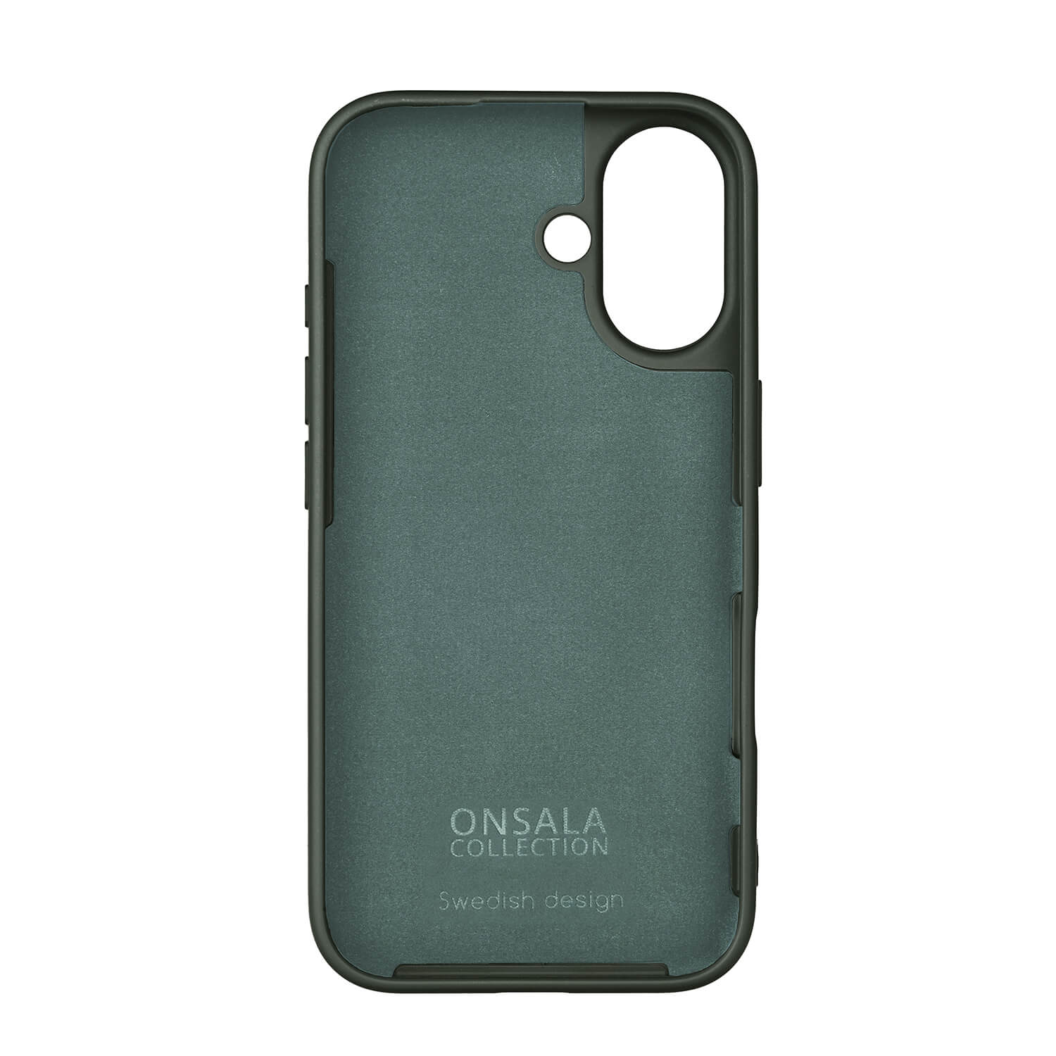 Onsala Phone Case with Silicone Feel Olive Green - iPhone 16 – image 3