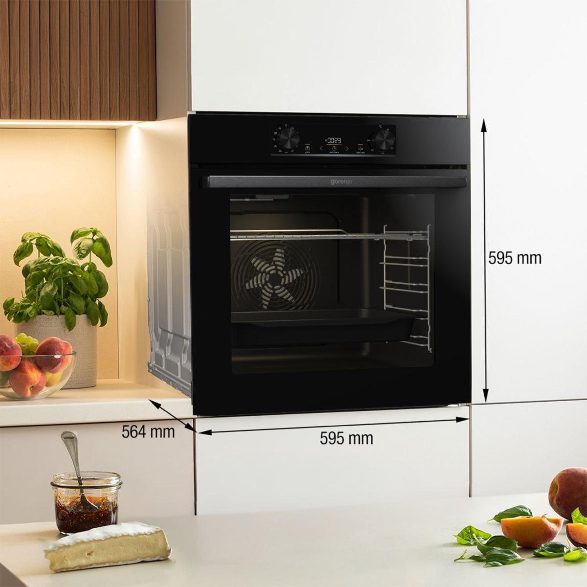 Gorenje BO6735E02BK 77 L Black – image 2