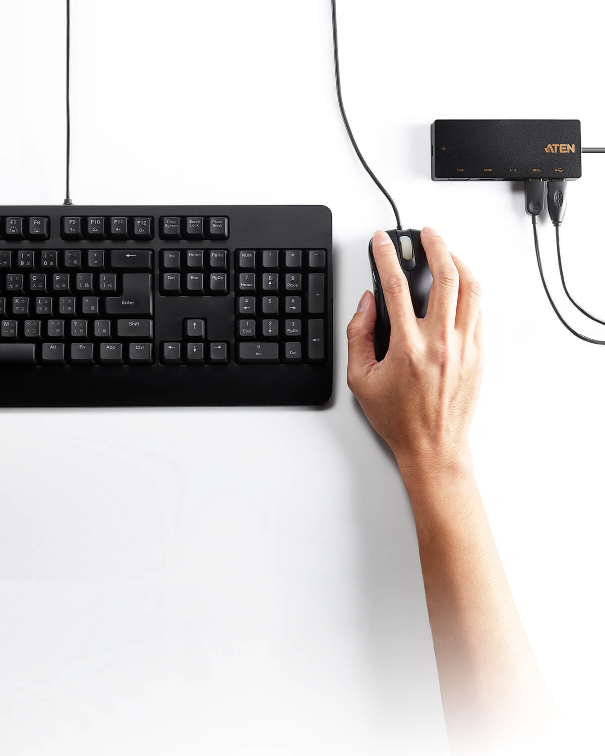 ATEN UH3236 Wired USB 3.2 Gen 1 (3.1 Gen 1) Type-C Black – image 5