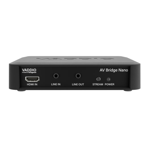 Vaddio 999-82600-000 AV bridge 1920 x 1080 Pixel Collegamento ethernet LAN Nero