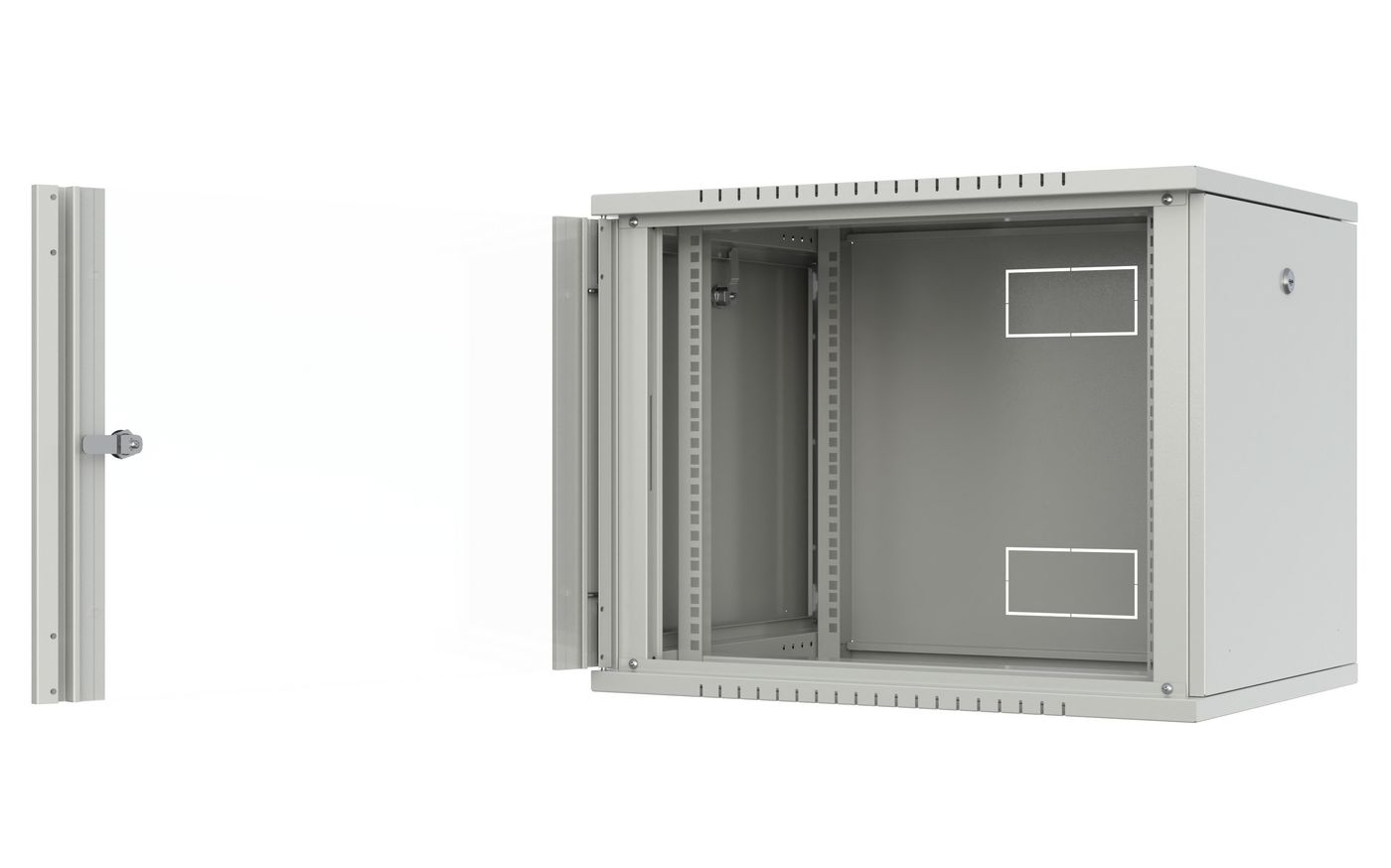 Lanview RWF09U45WH rack cabinet 9U Wall mounted rack White – image 2