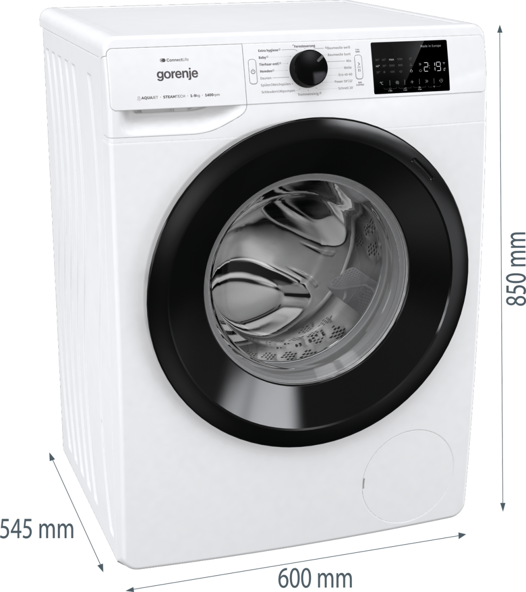 Gorenje WPNEI94A1TS washing machine Front-load – image 9