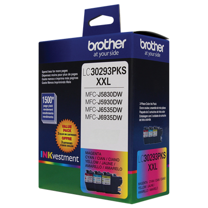 Brother LC30293PK ink cartridge 1 pc(s) Original Extra (Super) High Yield Cyan, Magenta, Yellow – image 2