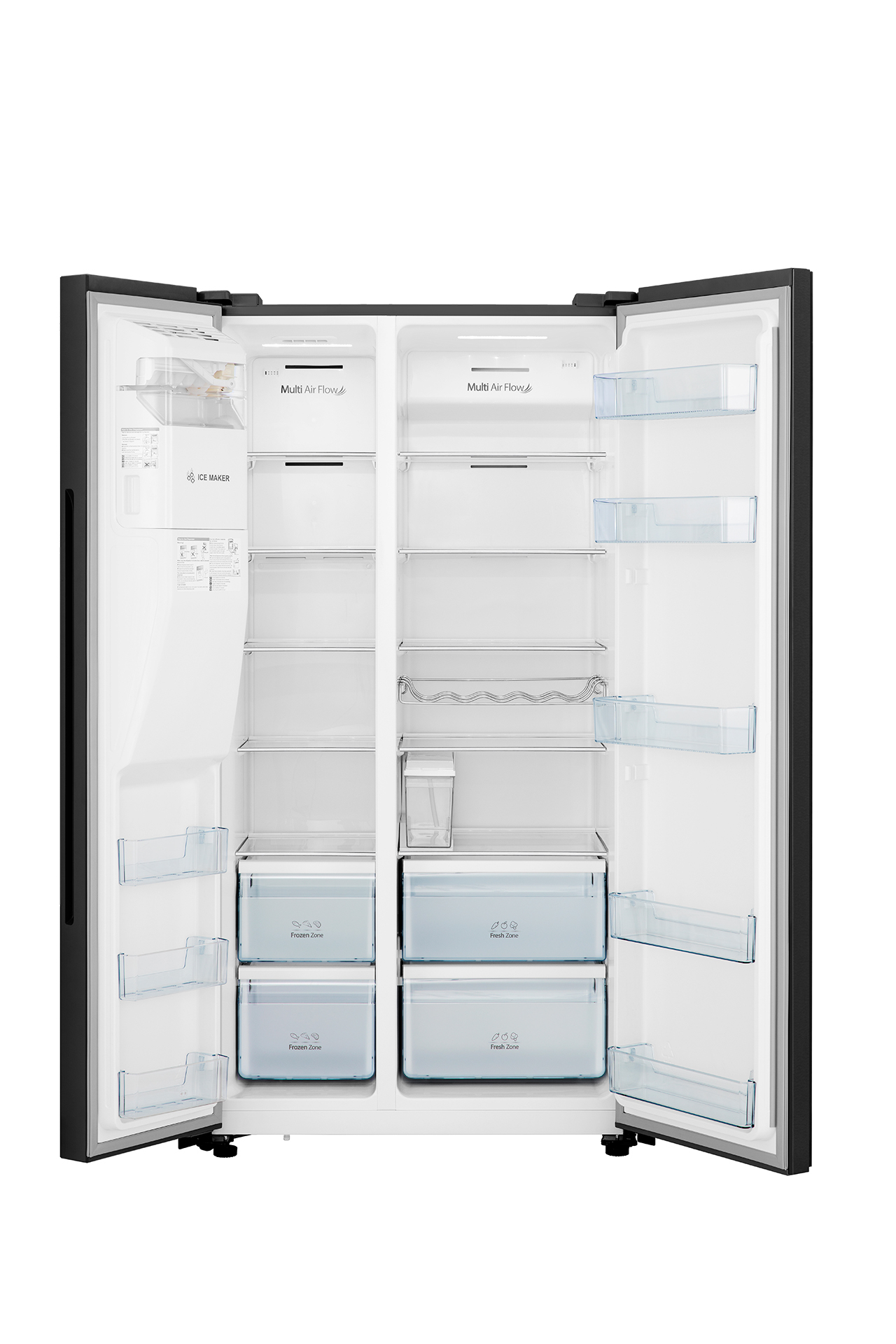 Hisense RS694N4GBE side-by-side refrigerator Freestanding – image 4