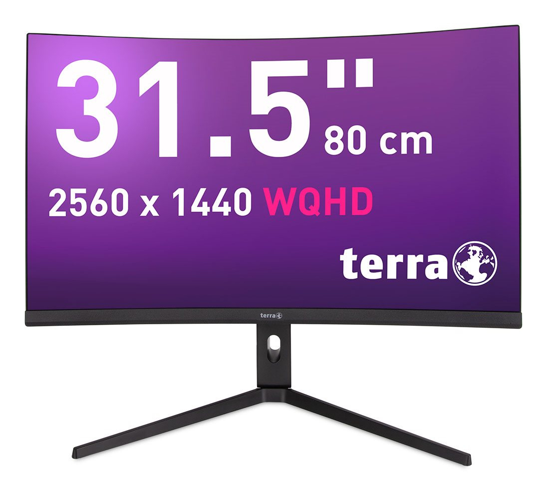 TERRA 3285W Monitor PC 80 cm (31.5") 2560 x 1440 Pixel Wide Quad HD LCD Nero
