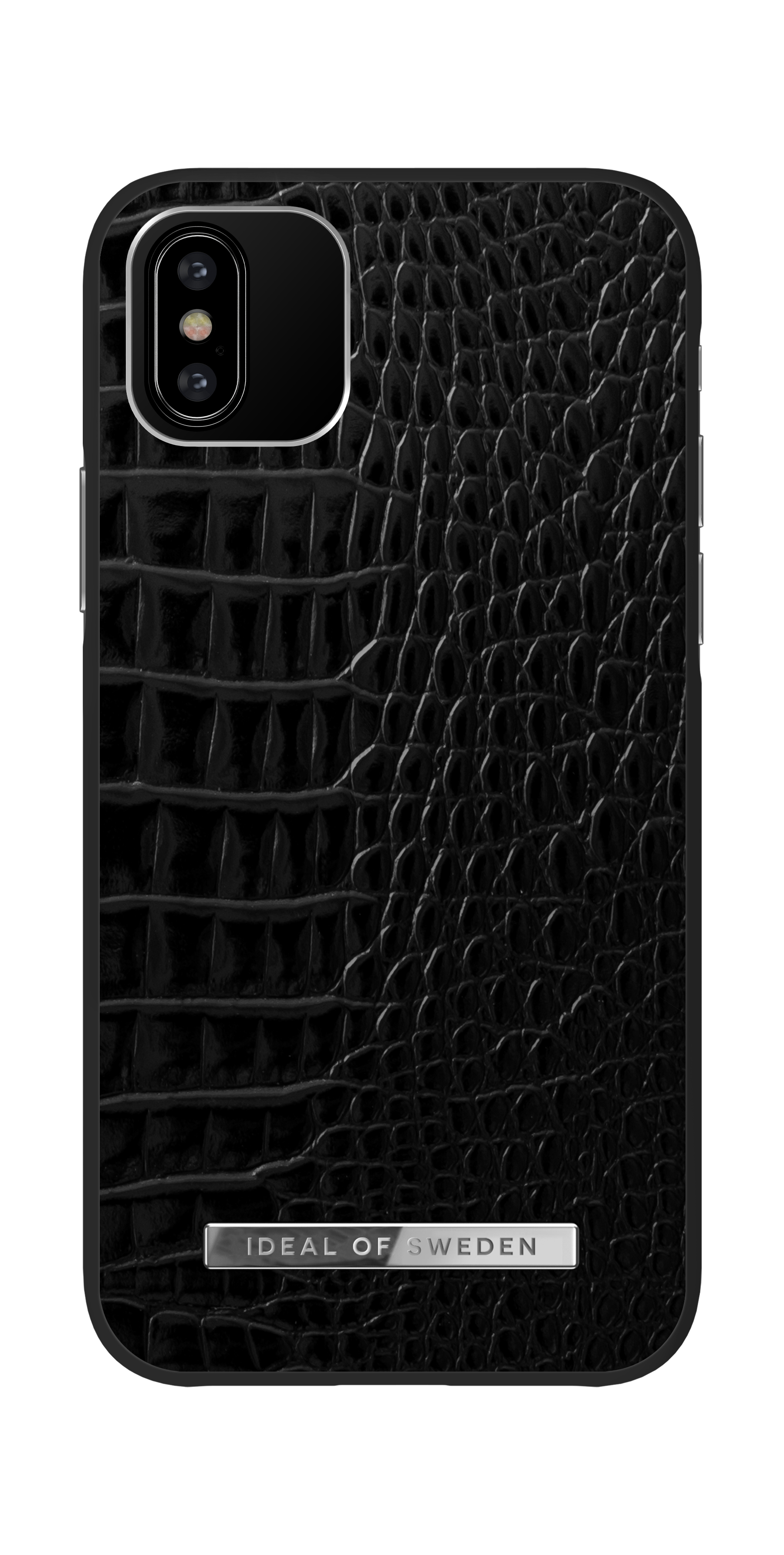 iDeal of Sweden Atelier Case iPhone 11P/XS/X Neo Noir Croc Slvr – image 5