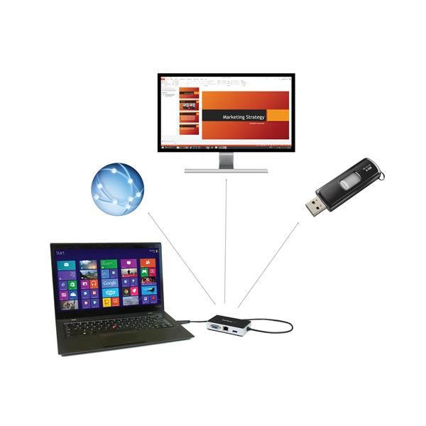 StarTech.com Travel Docking Station for Laptops - VGA - USB 3.0 – image 5