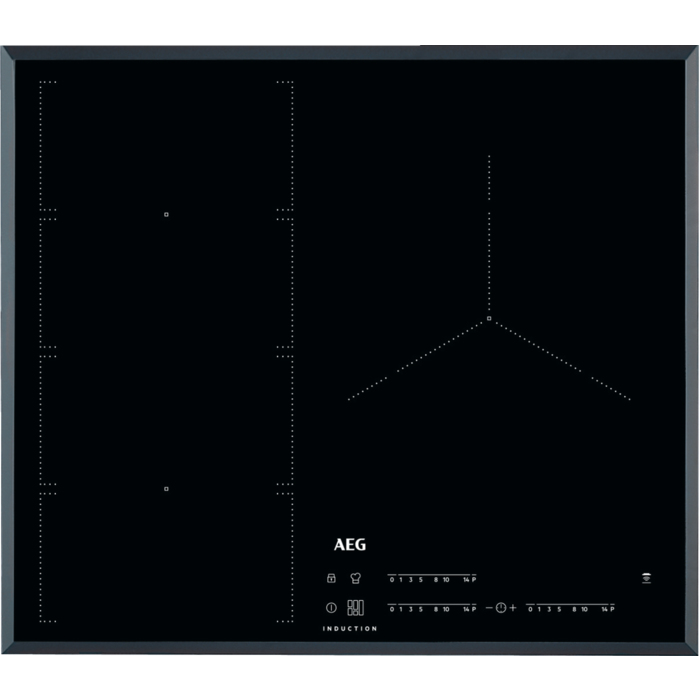 AEG IKE63471FB Black Built-in Zone induction hob 3 zone(s)