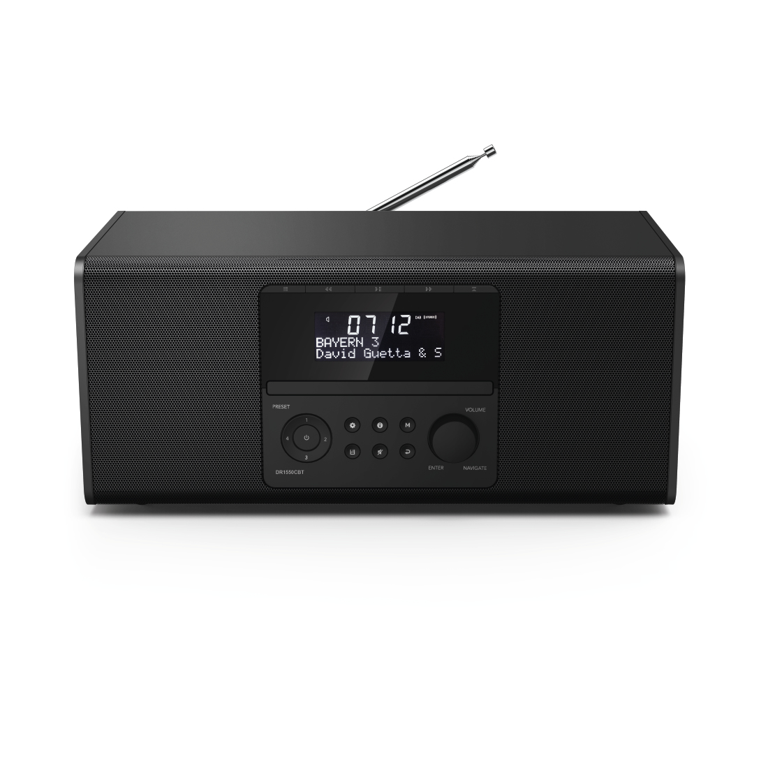 Hama DR1550CBT Portable Digital Black – image 1