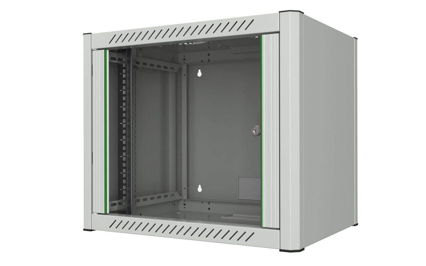 Lanview RWM09U45WH rack cabinet 9U Wall mounted rack White – image 1