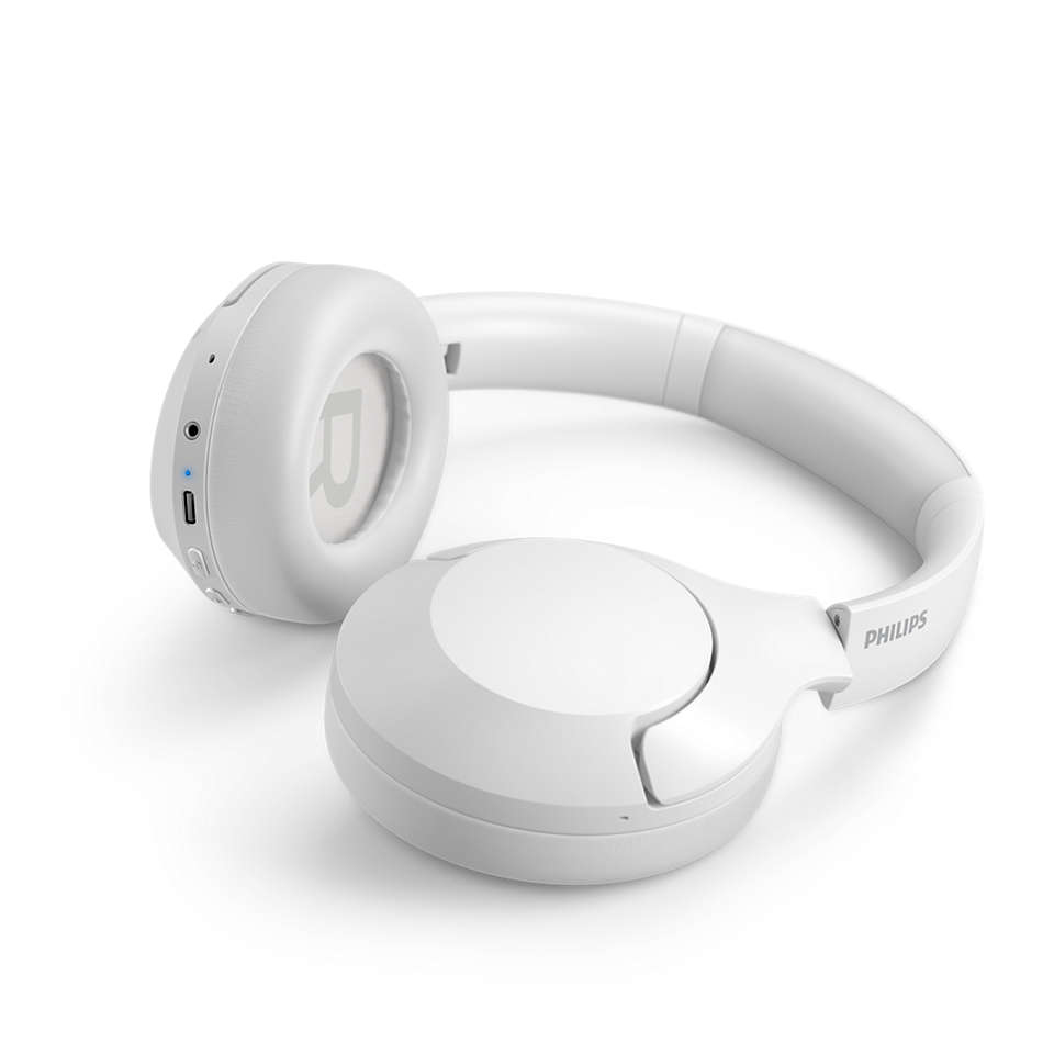 Philips TAH8506WT/00 headphones/headset Wireless Head-band Calls/Music USB Type-C Bluetooth White – image 4