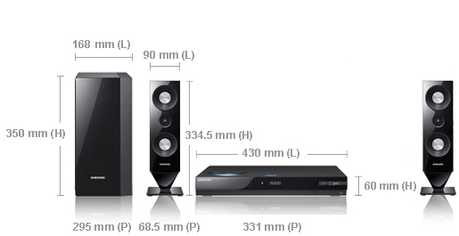 Samsung HT-C6200/EDC home cinema system 2.1 channels – image 2
