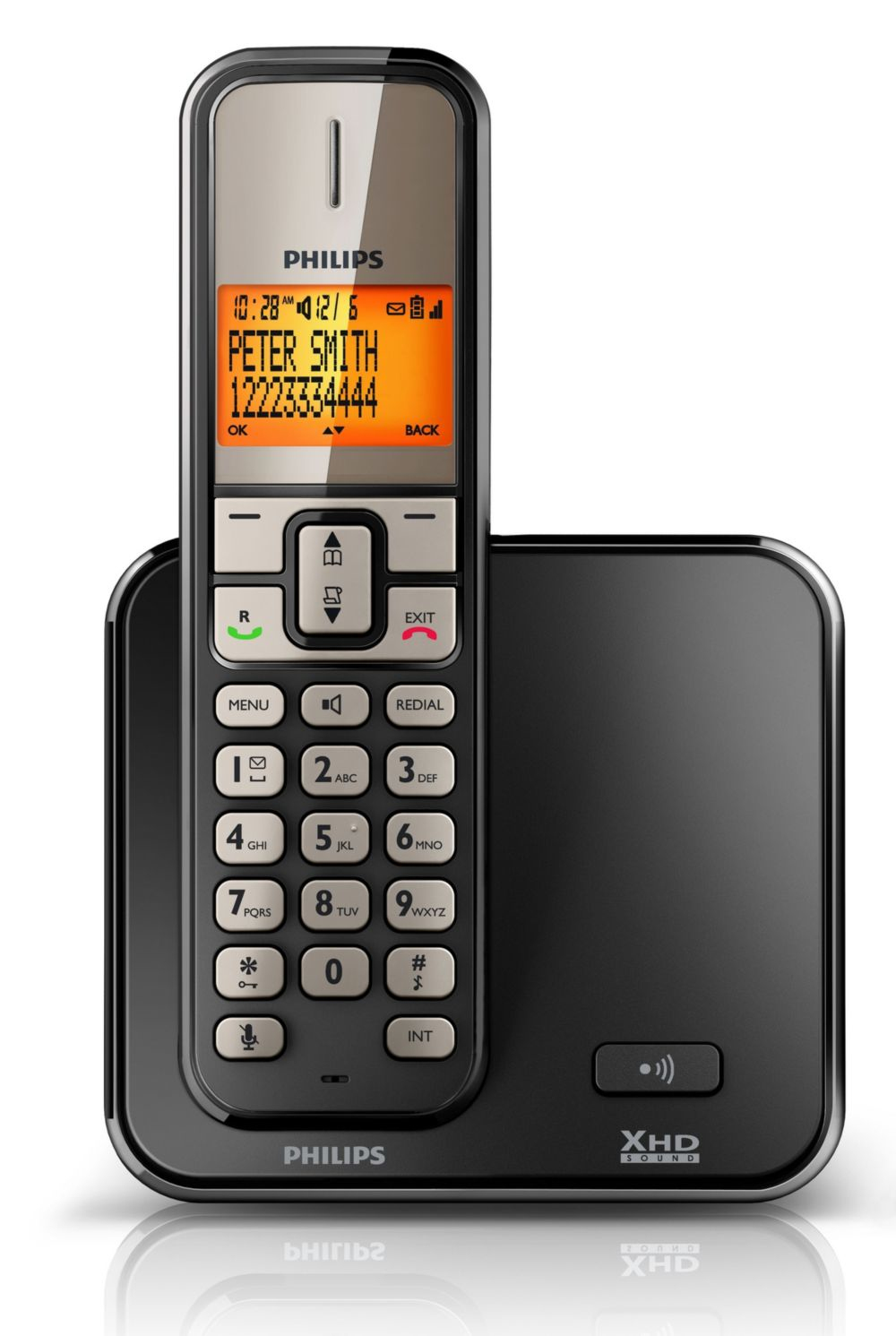 Philips Perfect sound SE2701B/21 telephone Analog telephone Caller ID Black, Grey
