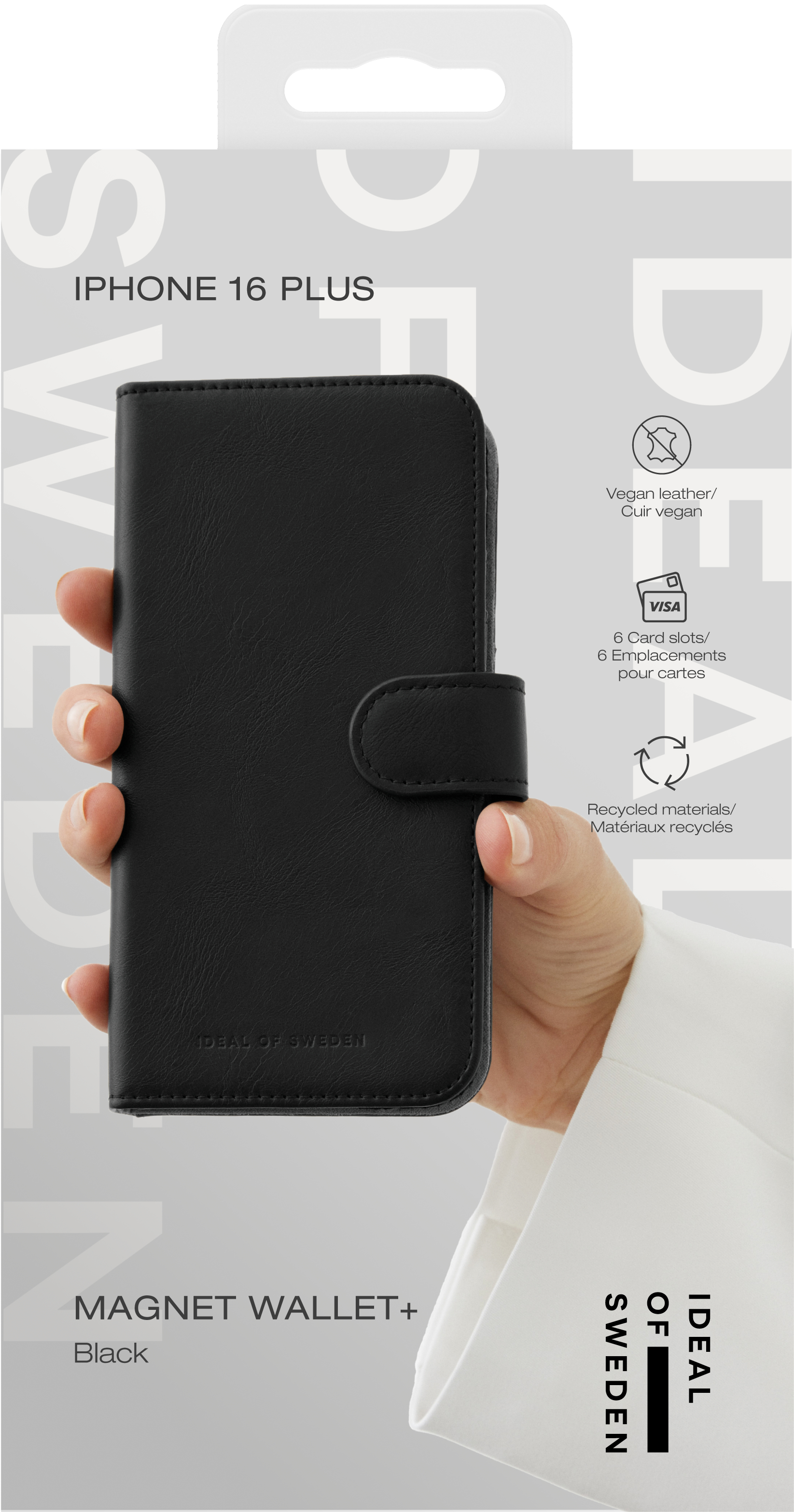 iDeal of Sweden Magnet Wallet+ iPhone 16 Plus Black – image 5