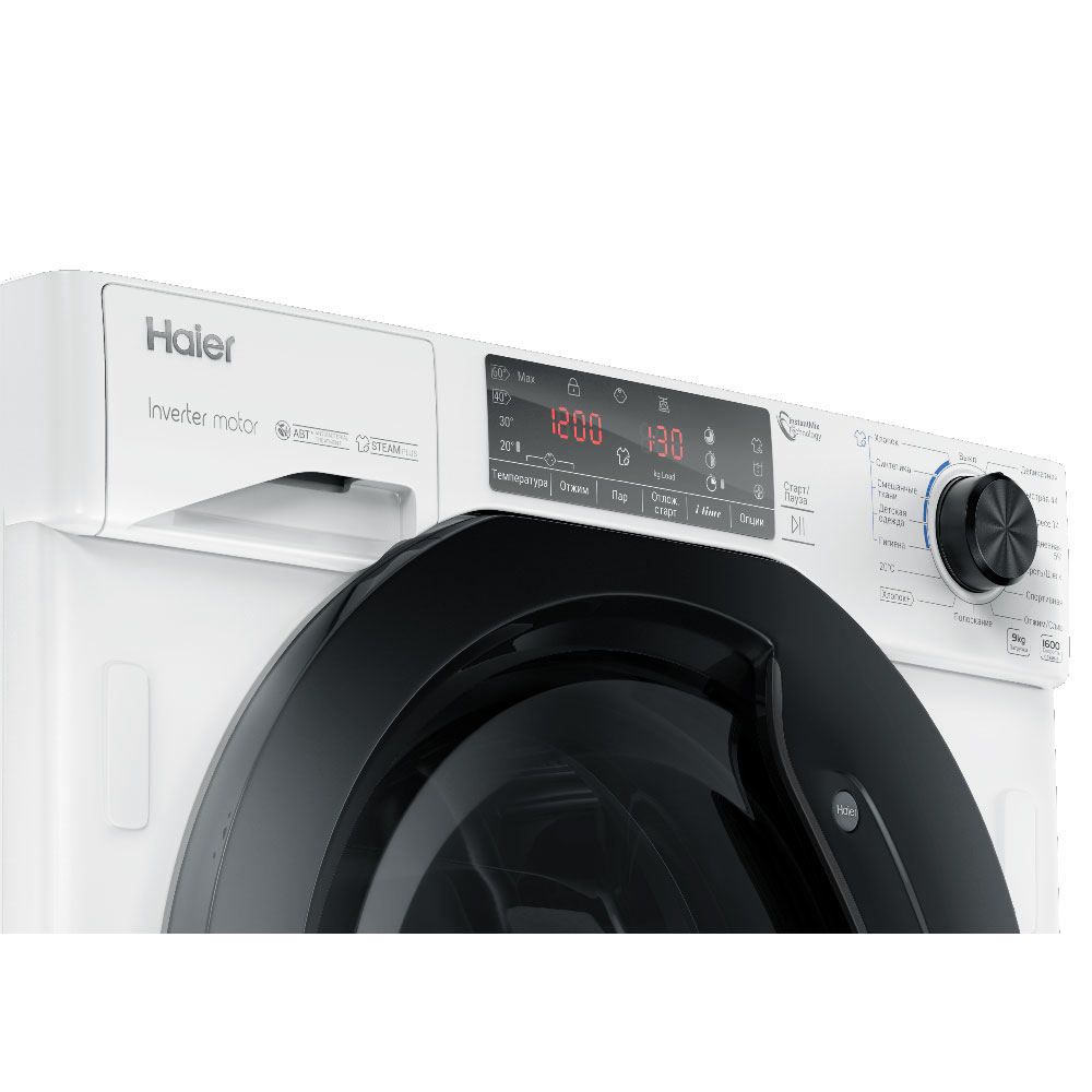 Haier HWQ90B416FWB-RU washer dryer Built-in Front-load White – image 8