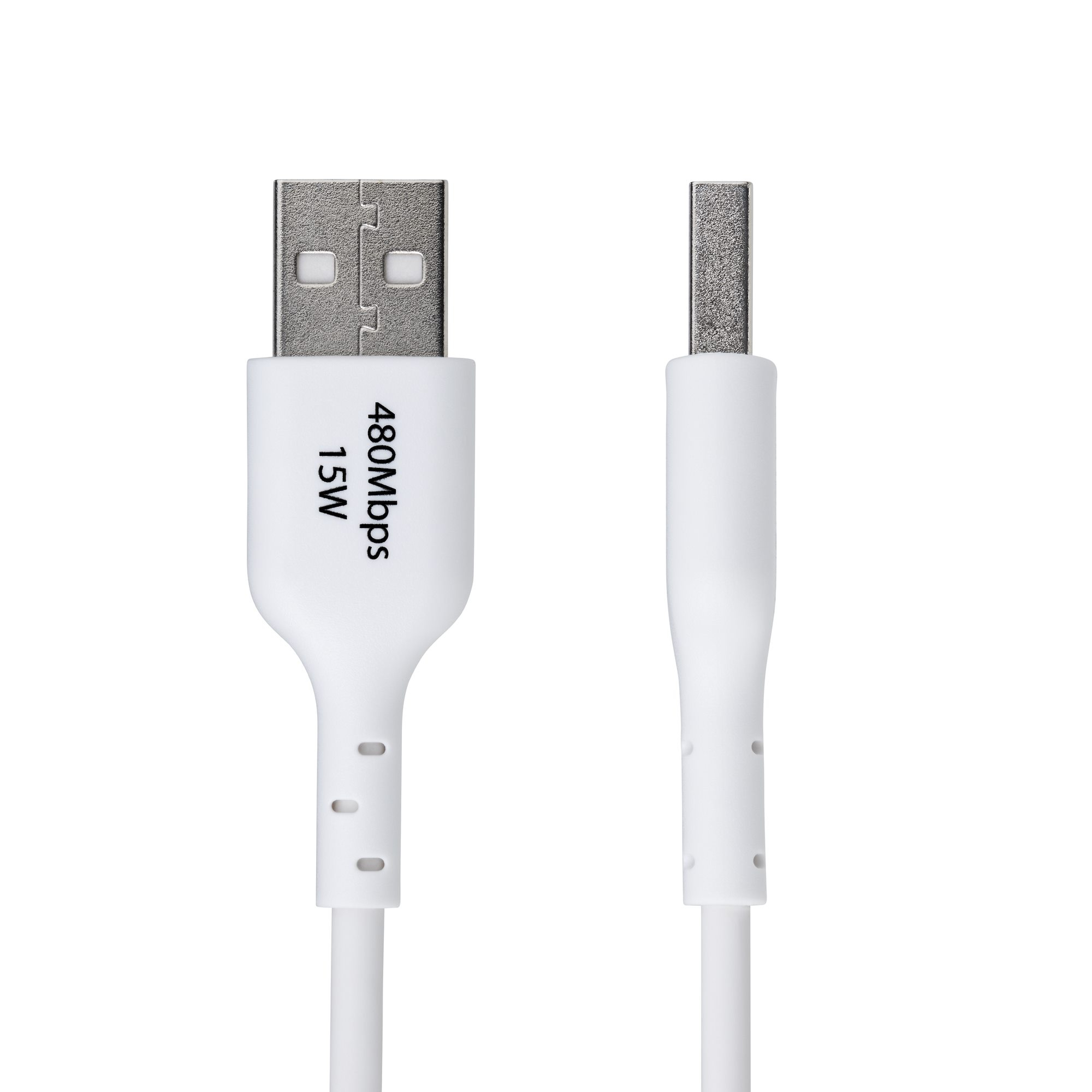 Resim StarTech.com USB2AC1MNCWHE USB 2.0 Type-A - Type-C Kablosu, 1m, Beyaz