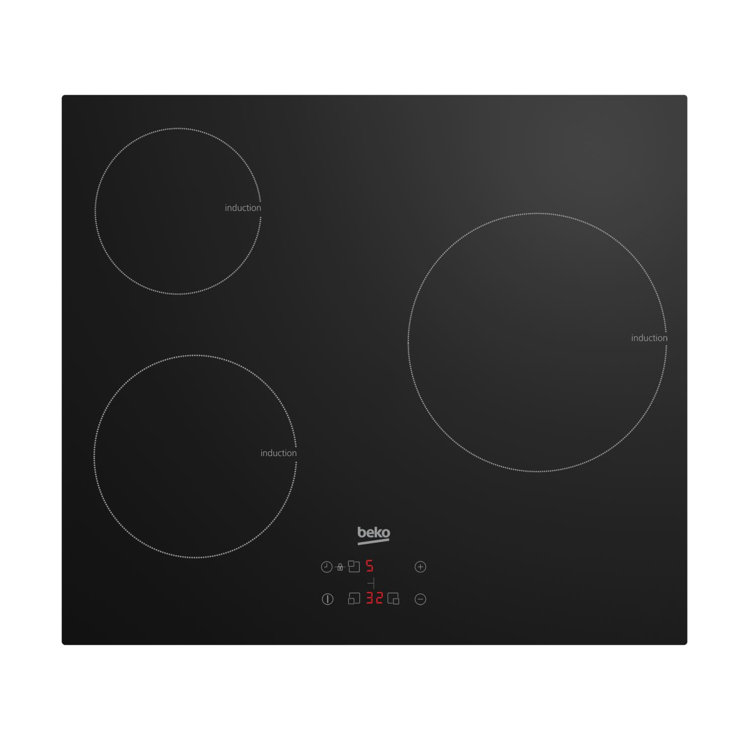 Beko HII63400AT hob Black Built-in – image 1