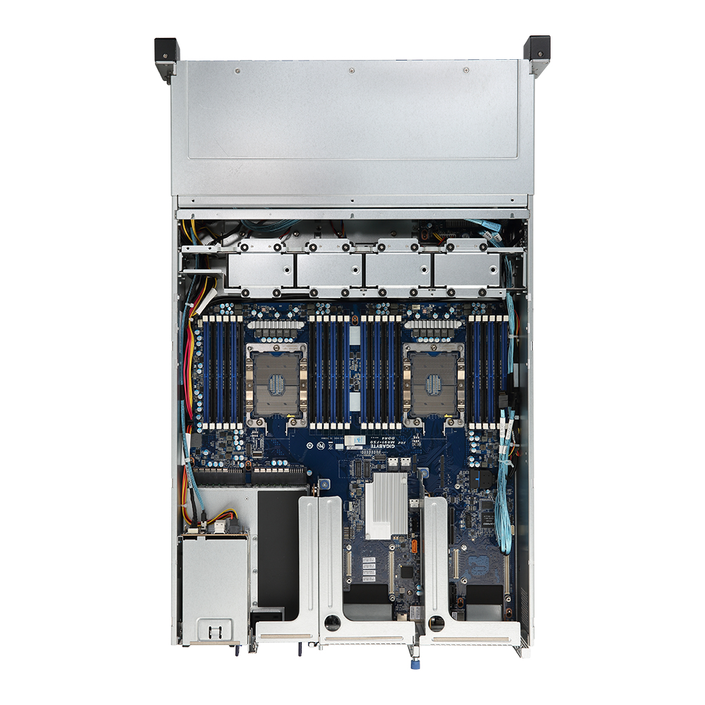 GIGABYTE R281-2O0 Intel® C621 LGA 3647 (Socket P) Rack (2U) Black, Grey – image 4