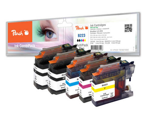 Peach 0F319565 ink cartridge 5 pc(s) Black, Cyan, Magenta, Yellow
