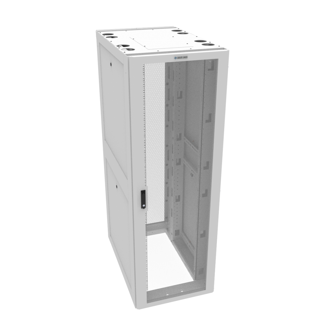 Vertiv GL48UG2EZ-3048-W-MSS rack cabinet 48U Floor mounted rack White – image 1