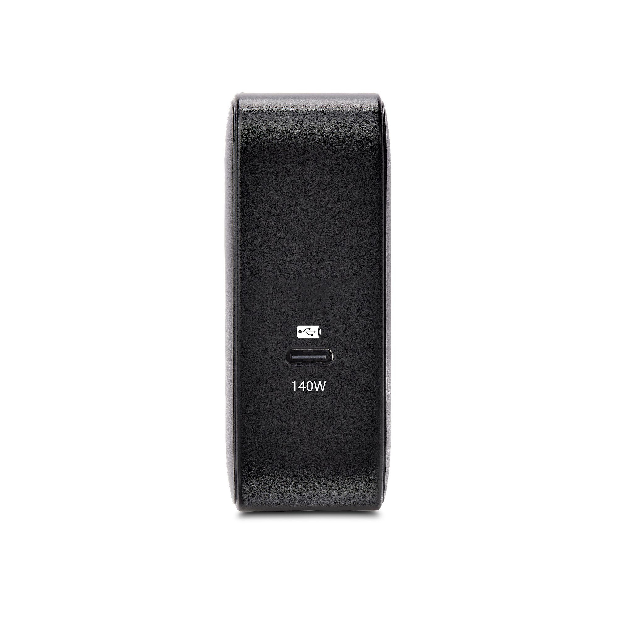 Resim StarTech.com 1014GCN-WALL-CHARGER 140W USB-C PD 3.1 GaN Duvar Tipi Şarj Cihazı Siyah