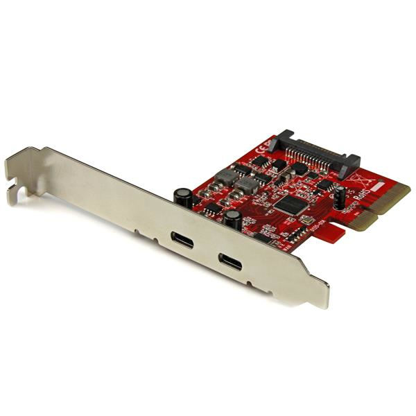 StarTech.com 2-Port USB 3.1 (10Gbps) Card - 2x USB-C - PCIe
