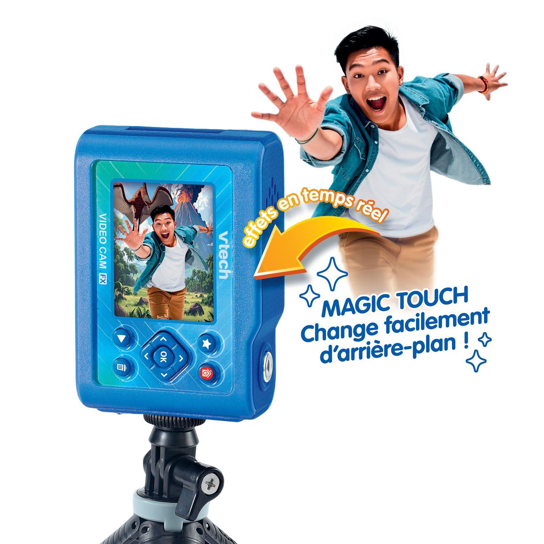 VTech KidiZoom Video Cam FX bleu – image 3