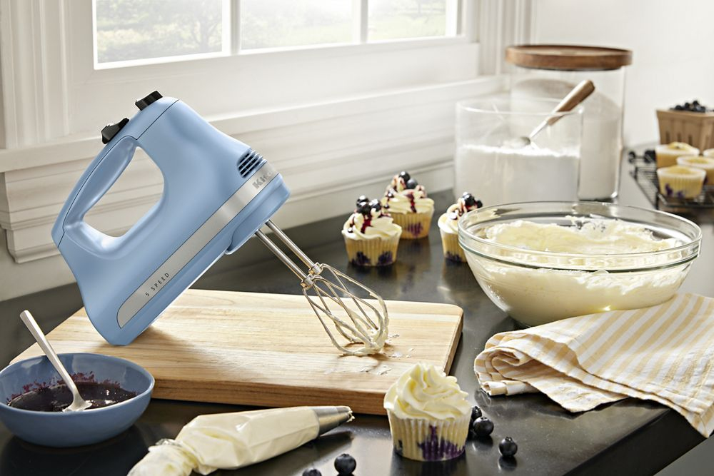 KitchenAid KHM512VB mixer Hand mixer Blue – image 3