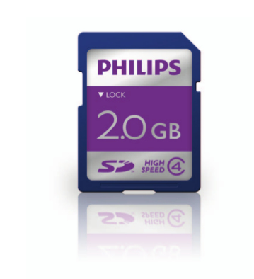 Philips LFH9002 2 GB SD Class 4