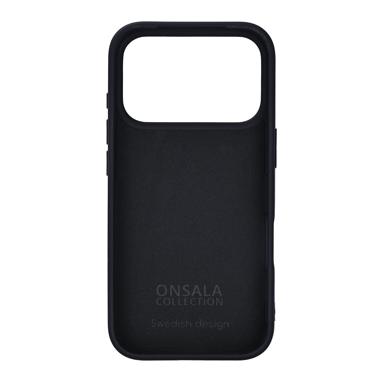 Onsala Phone Case with Silicone Feel Black - iPhone 17 Pro/18 Pro – image 3