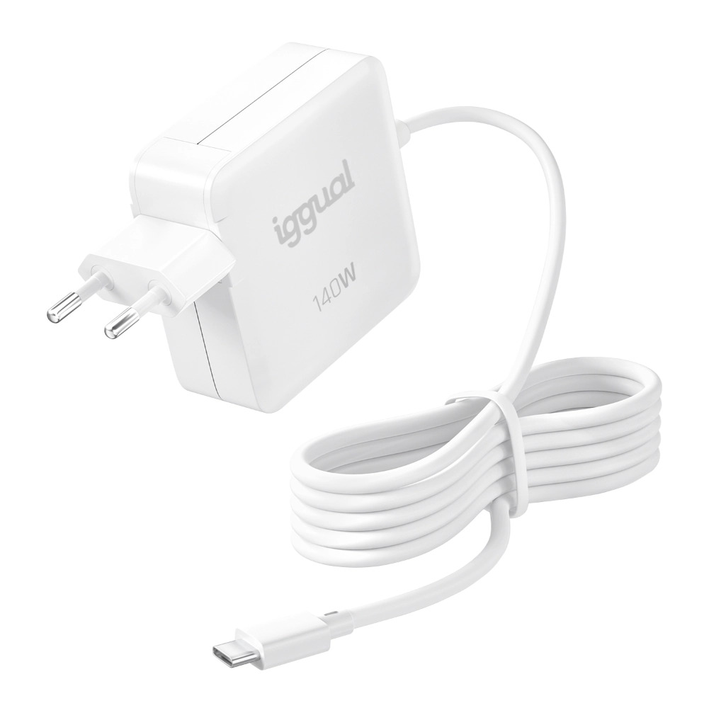 iggual IGG320990 mobile device charger Laptop White AC Fast charging Indoor
