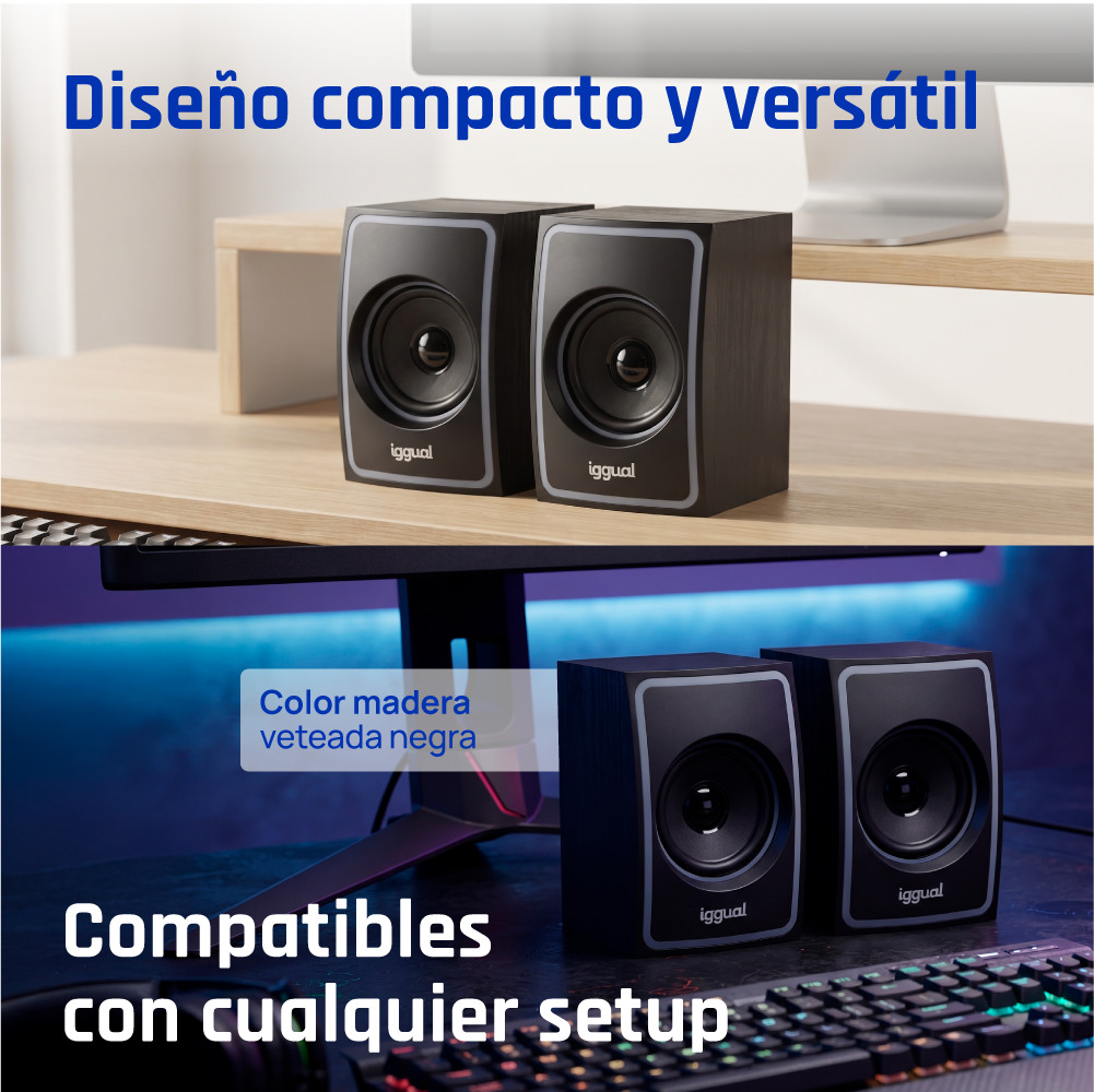 iggual IGG320716 loudspeaker Black Wired & Wireless – image 3