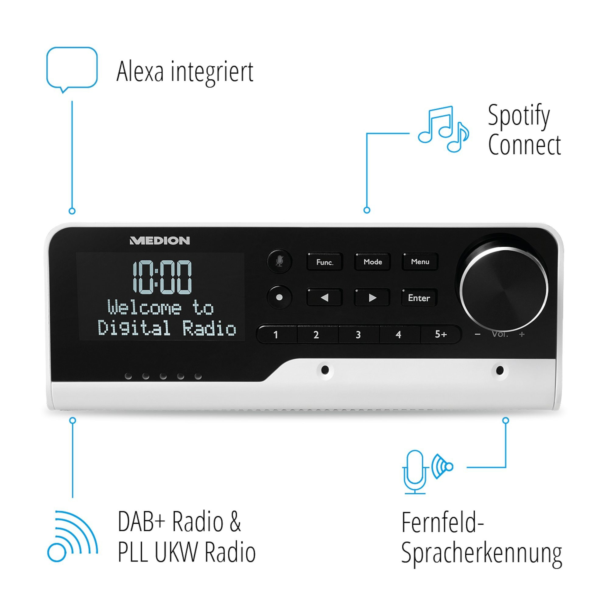 MEDION P66120 Internet Analog & digital Black, White – image 6