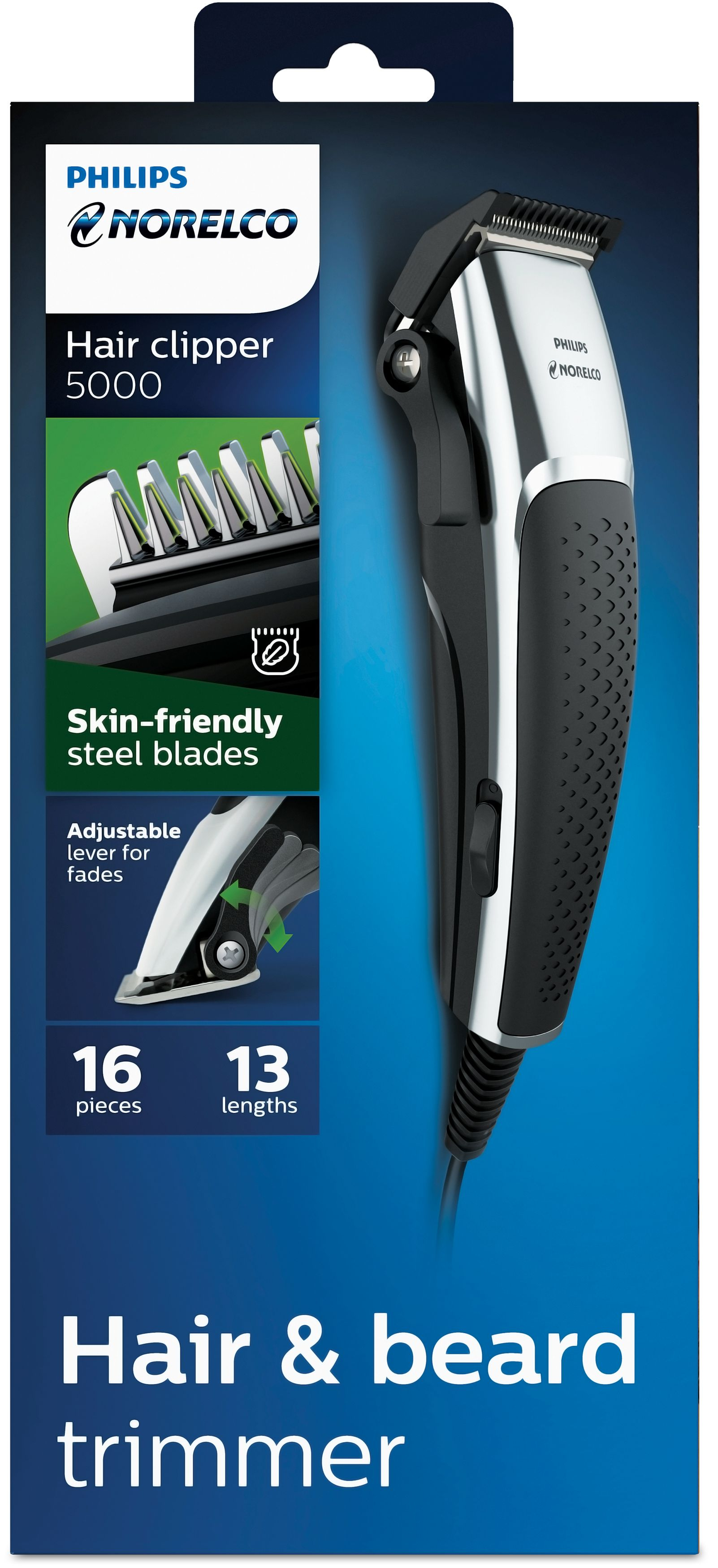 Philips HAIRCLIPPER Series 5000 HC5100/40 hair trimmers/clipper Black – image 3