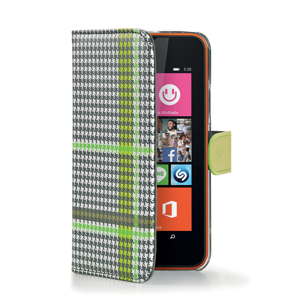 Celly PDPAGEL630GR mobile phone case Wallet case Black, Green, White