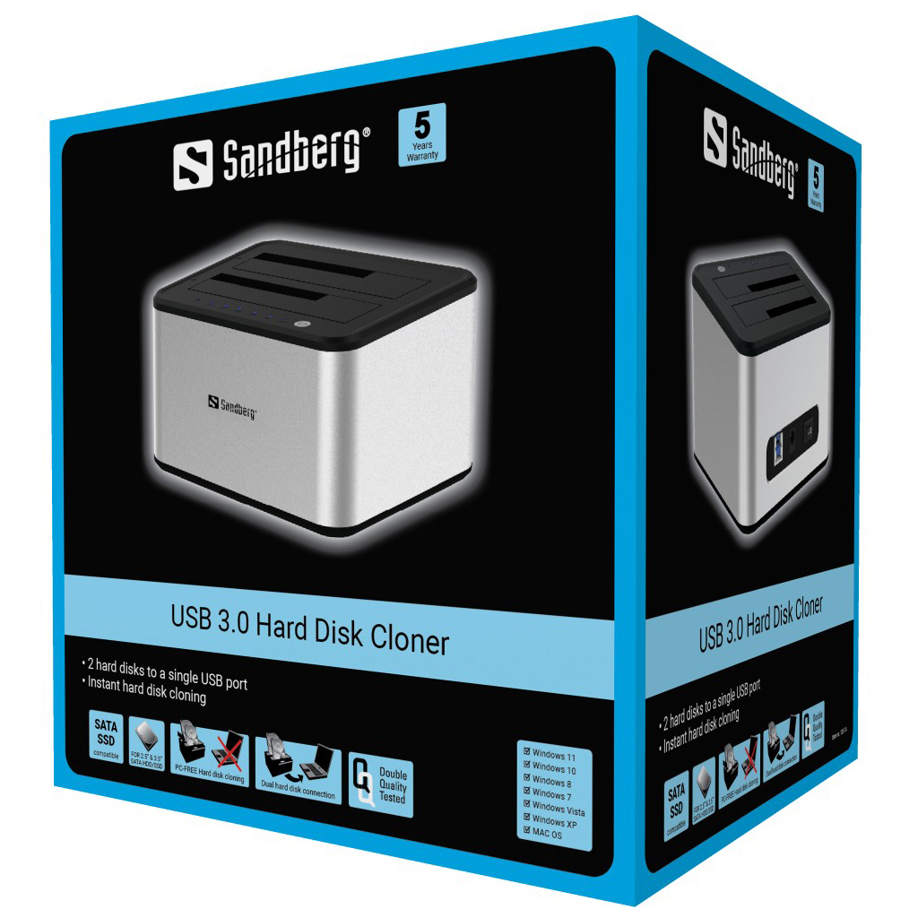 Sandberg USB 3.0 Hard Disk Cloner – image 6