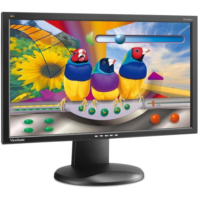 Viewsonic LED LCD VG2428WM-LED computer monitor – image 1