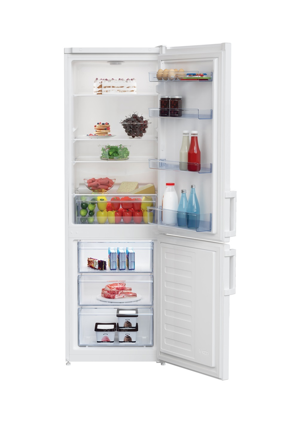 Beko CSA270M31WN fridge-freezer Freestanding – image 2