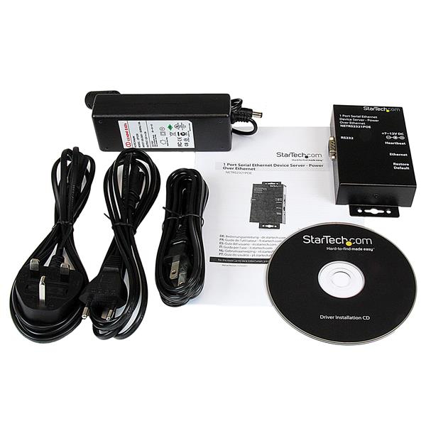 StarTech.com 1 Port RS232 Serial Ethernet Device Server - PoE Power Over Ethernet – image 5