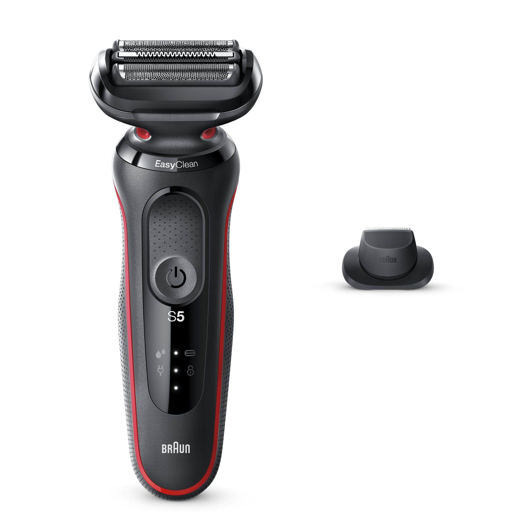 Braun Series 5 50-R1200s Foil shaver Trimmer Red – image 7