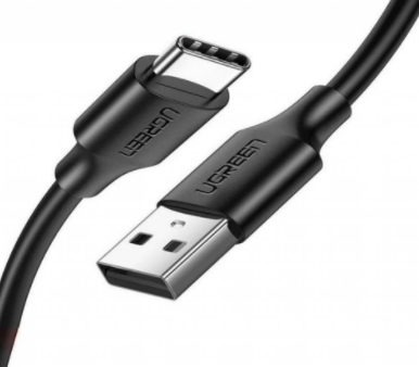 Ugreen 60116 USB кабель USB 2.0 1 m USB A USB C 0,48 Gbit/s Черный