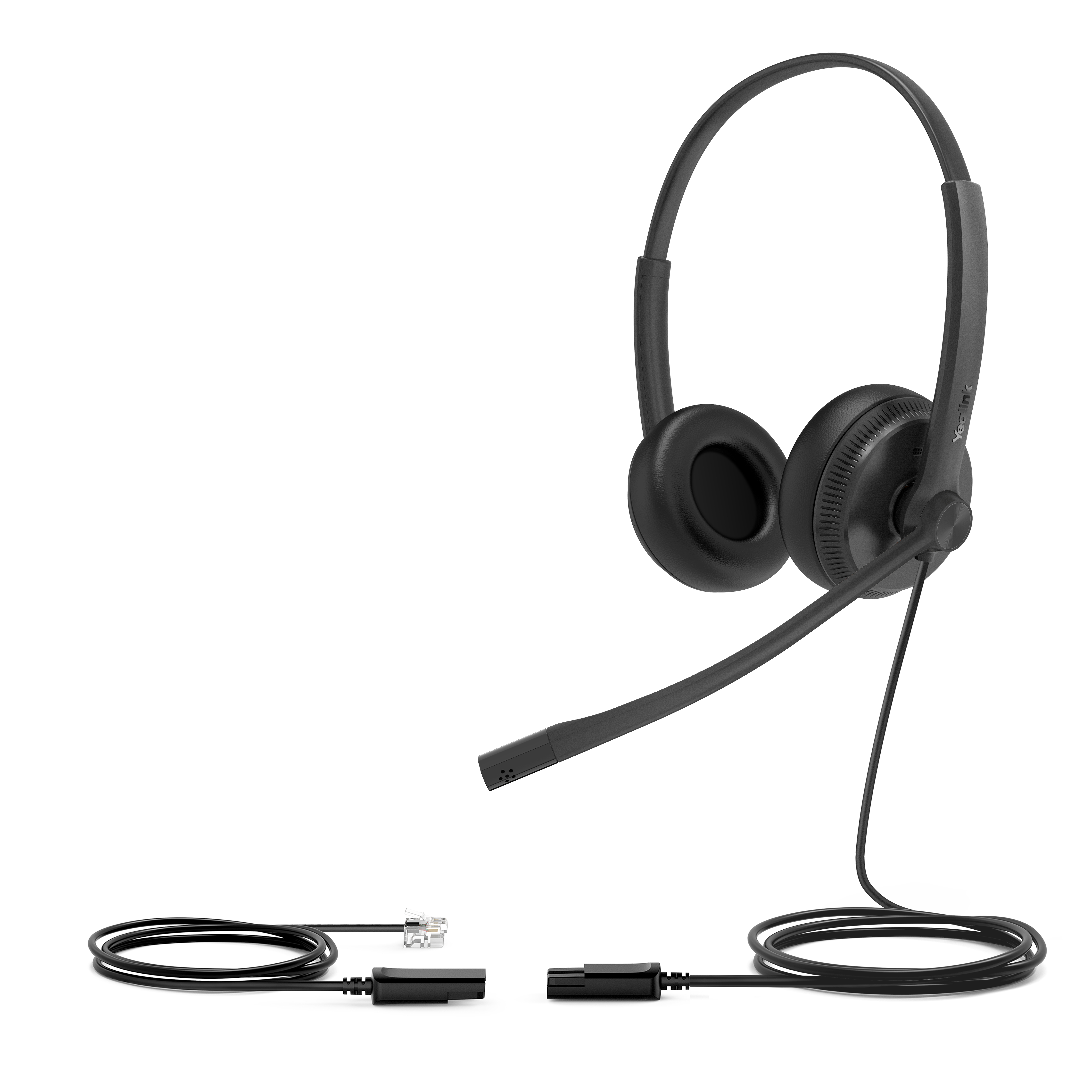 Yealink YHS34 Headset Wired Head-band Calls/Music Black image 2