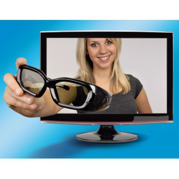 Hama 00095564 stereoscopic 3D glasses Black – image 3