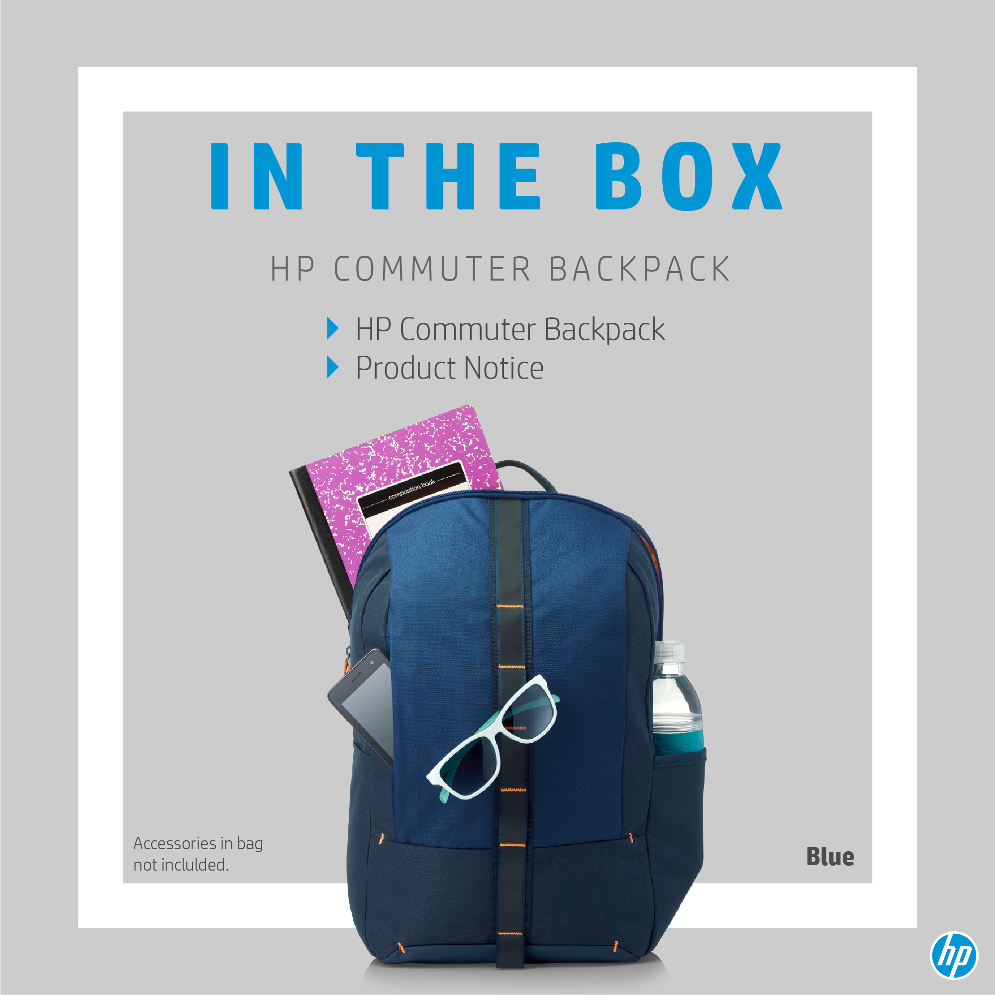 HP 5EE92AA 39.6 cm (15.6") Backpack Blue – image 5