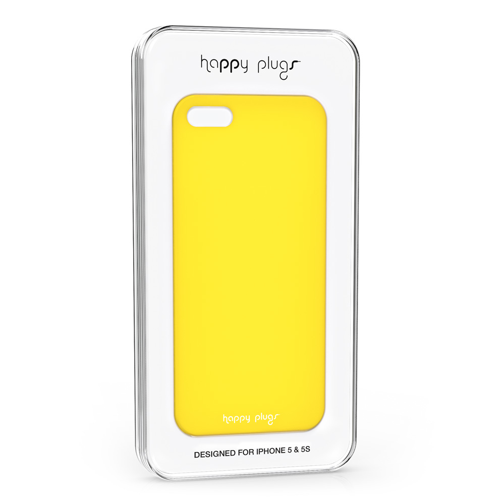 Happy Plugs 152045 mobile phone case Cover Yellow