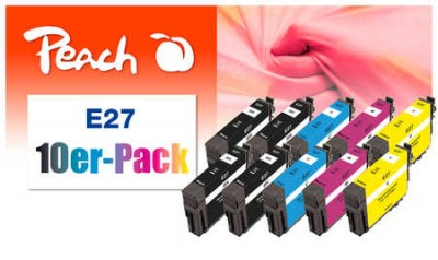 Peach 320204 ink cartridge 10 pc(s) Compatible Extra (Super) High Yield Black, Cyan, Magenta, Photo black, Yellow