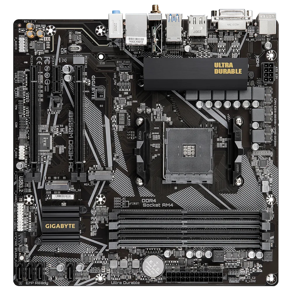 GIGABYTE B550M DS3H AC (REV. 1.7) – image 4