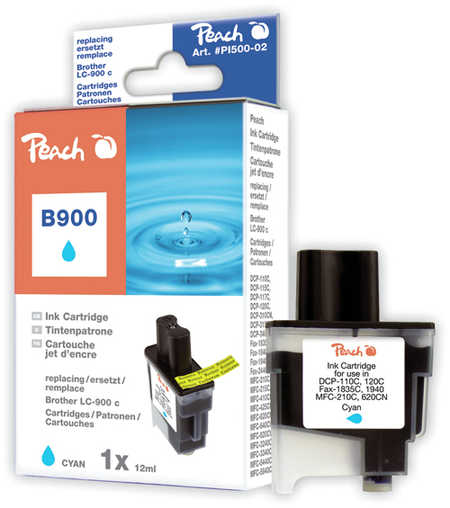 Peach 312189 ink cartridge 1 pc(s) Cyan